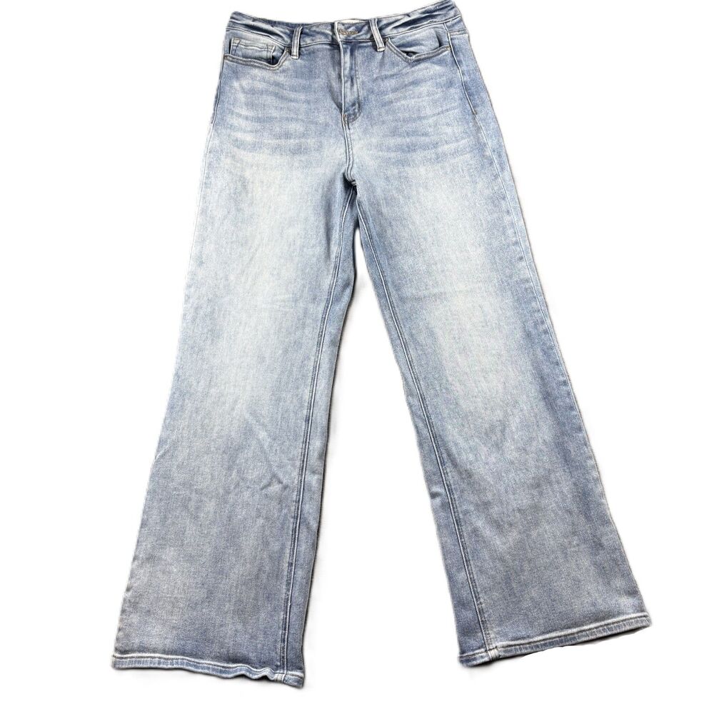 Altar'd State Women Jeans Mica Denim Wide Leg Light Wash Size 30 P207